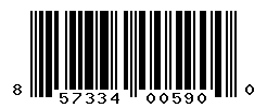 UPC barcode number 857334005900