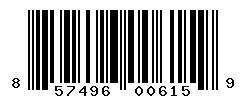 UPC barcode number 857496006159