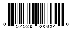 UPC barcode number 857529006040