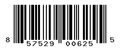 UPC barcode number 857529006255