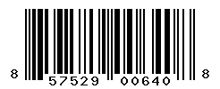 UPC barcode number 857529006408