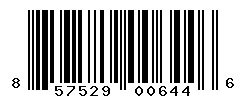 UPC barcode number 857529006446