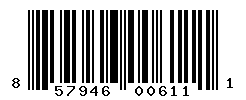 upc 857946006111 barcode image