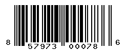 UPC barcode number 857973000786