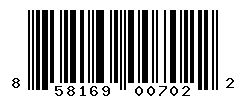 upc 858169007022 barcode image
