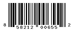 UPC barcode number 858212006552