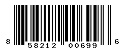 UPC barcode number 858212006996