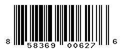 UPC barcode number 858369006276