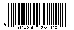 858526007801 barcode