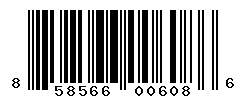 upc 858566006086 barcode image