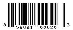 UPC barcode number 858691006203