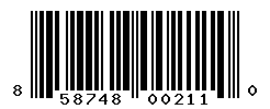 UPC barcode number 858748002110