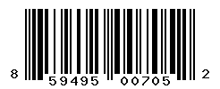 UPC barcode number 859495007052