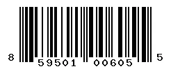 UPC barcode 859501006055