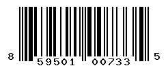 UPC barcode number 859501007335