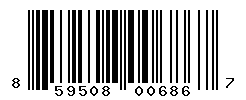 UPC barcode number 859508006867