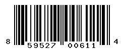 UPC barcode number 859527006114