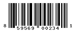UPC barcode 859569002341