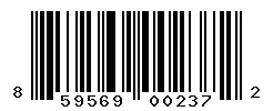 UPC barcode 859569002372