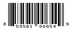 upc 859581006549 barcode image