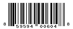 UPC barcode 859594006048