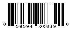 UPC barcode number 859594006390
