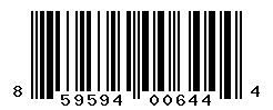 UPC barcode number 859594006444