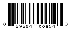 UPC barcode number 859594006543