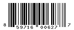 UPC barcode number 859716006277