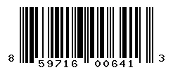 UPC barcode 859716006413