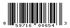 UPC barcode 859716006543