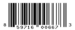 UPC barcode 859716006673