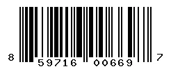UPC barcode 859716006697