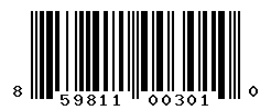 UPC barcode number 859811003010