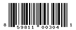 UPC barcode number 859811003041