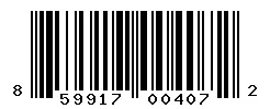 UPC barcode 859917004072
