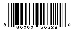 UPC barcode number 860000503280