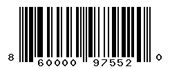 UPC barcode number 860000975520