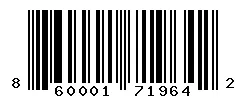 UPC barcode 860001719642