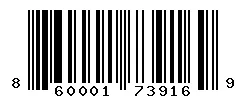 UPC barcode 860001739169
