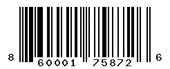 UPC barcode 860001758726