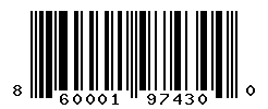 UPC barcode number 860001974300