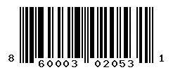 UPC barcode 860003020531