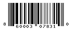 UPC barcode 860003078310