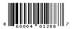 UPC barcode number 860004012887
