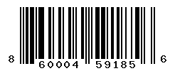 UPC barcode number 860004591856