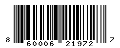 UPC barcode number 860006219727