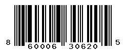 UPC barcode number 860006306205