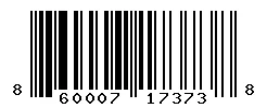UPC barcode 860007173738