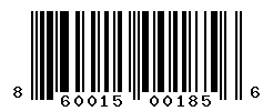 UPC barcode number 860015001856